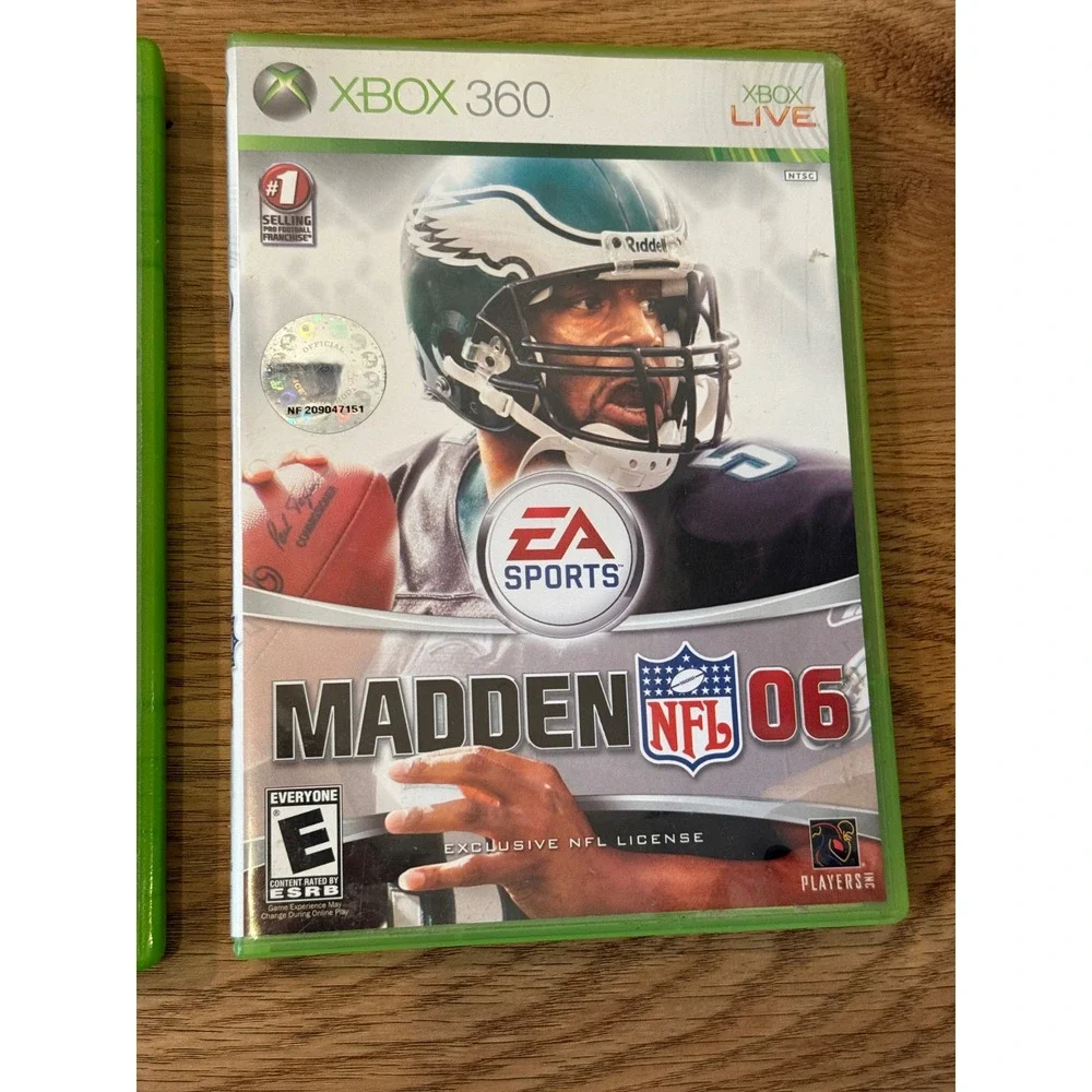 🎮 Xbox Game Lot of 2 Complete CIB Madden NFL 06 Xbox 360 & NBA Street V3